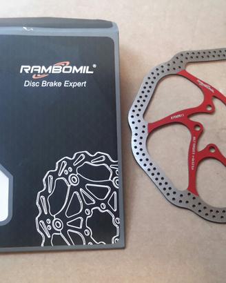 disco freno margherita 160 rosso bici monopattino