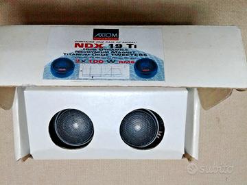 TWEETER AXIOM NDX 19Ti titanio, bobina 20mm, 4 ohm
