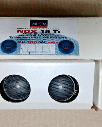 TWEETER AXIOM NDX 19Ti titanio, bobina 20mm, 4 ohm
