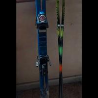 Sci Rossignol con racchette