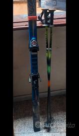 Sci Rossignol con racchette