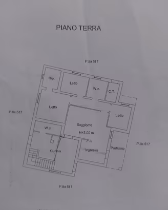 Villa  indipendente  in agro  di Spongano