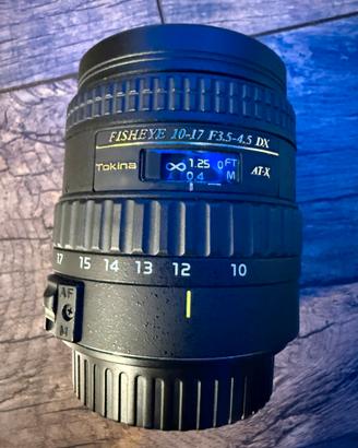 Tokina Fisheye ATX 10-17mm f.3,5-4,5  Canon