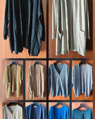 set cardigan donna 