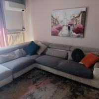 Divano angolare + parete tv