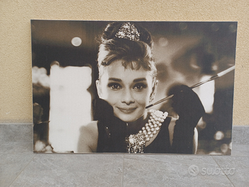 Quadro stampato Audrey hepburn