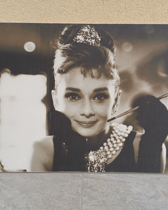 Quadro stampato Audrey hepburn