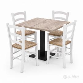 Set Tavolo + Sedie Per Bar Ristorante codDT01