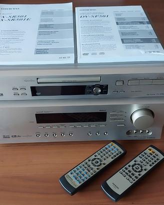 Onkyo TX-SR501E e Dvd DV-SP501