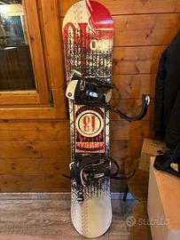 Tavola da snowboard Firefly 150 cm con attacchi