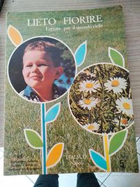 Libro di letture scuola elementare anni 70