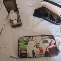 OROLOGIO WATCH CAPRI+OCCHIALI GUCCI+PORTAFOGLIO G