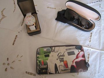 OROLOGIO WATCH CAPRI+OCCHIALI GUCCI+PORTAFOGLIO G