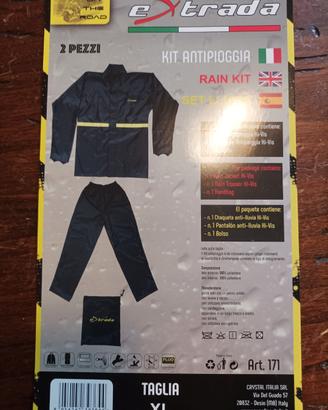 completo antiacqua moto e tempo libero