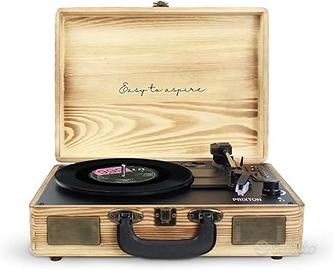 Giradischi in vinile - Lettore e conv. bluetooth