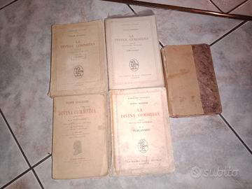 La Divina  Commedia vintage antico 