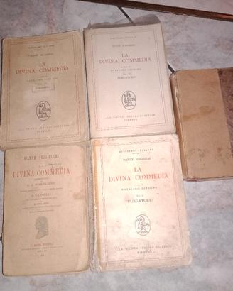 La Divina  Commedia vintage antico 