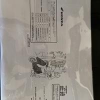 Libretto uso e manutenzione Honda Zx Dio e Sr