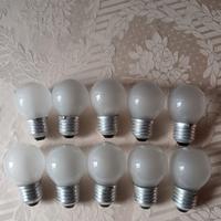 10 LAMPADINE INCANDESCENZA 25W E27 230V SMERIGLIAT