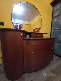 camera da letto in legno