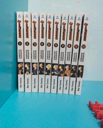 Manga haikyuu primi 10 volumi 
