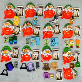 Lotto 13 personaggi Minecraft - Kinder Joy, 2026