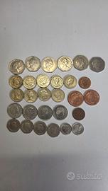 Lotto misto monete Regno Unito profilo Regina