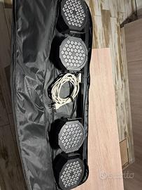 Kit faretti par led dmx