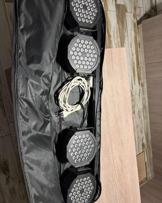 Kit faretti par led dmx