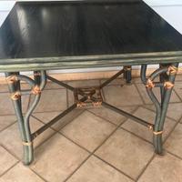 Set tavolo e sedie in rattan