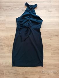 Tubino blu scuro elasticizzato tg S