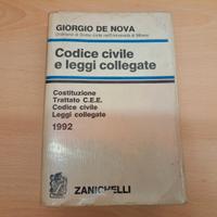 Codice civile e leggi collegate 1992 Zanichelli