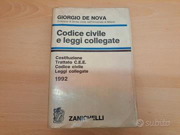 Codice civile e leggi collegate 1992 Zanichelli