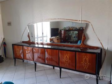 Mobile buffet con specchio anni '70