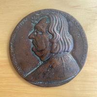 Medaglia in bronzo di Galeotto Marzio - antichità