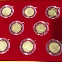 8 monete 1 Yuan celebrative Giochi Olimpici 2008