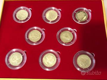 8 monete 1 Yuan celebrative Giochi Olimpici 2008