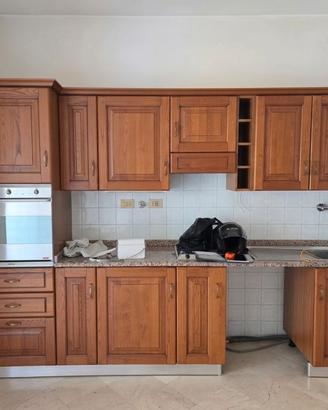 Cucina Scavolini in legno massello lineare 4m 