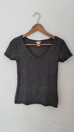 T-shirt maglietta maniche corte H&M donna S