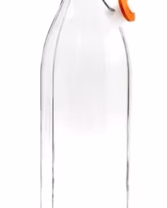 bottiglie vetro da 1  litro con tappi 