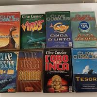 n.8 libri di Clive Cussler a 1 euro cadauno 