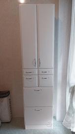 Mobile bagni alto con cassetti