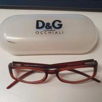 Montatura occhiali D&G da vista bordeaux