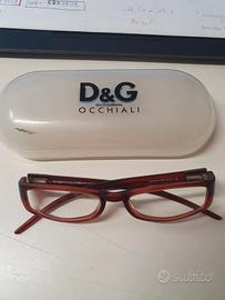 Montatura occhiali D&G da vista bordeaux