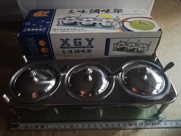 Set 3 contenitori porta condiment orientali