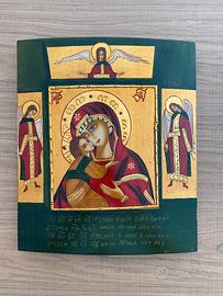 Trittico Rumeno su legno