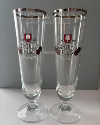 Coppia bicchieri da birra Spaten