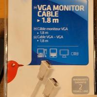 Cavo VGA monitor da 1,8 MT nuovo