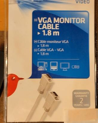 Cavo VGA monitor da 1,8 MT nuovo