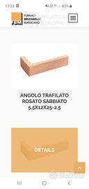 Mattoncini angolari per rivestimenti